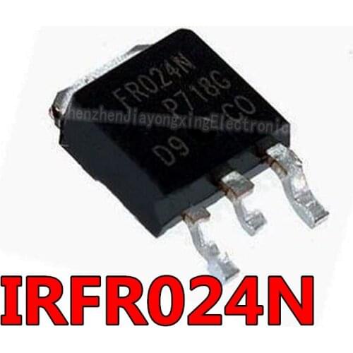 10PCS/LOT IRFR024N FR024N 55V 17A TO-252 New original spot hot sale