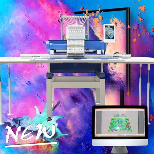 1501XXL 1head computerized cap embroidery machine hat tubular flat 15 needles portable embroidery machine for sale