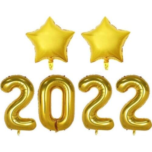 2022 Balloons for New Years Eve Decorations Large 40 Inch 2022 Balloons for NYE Decorations Happy New Years Eve Party Supplies