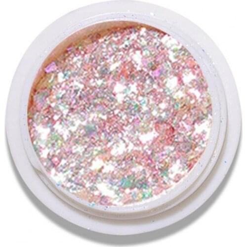 Nails Accessories Foil Sequins for Nail Glitter Rhinestones Shiny Surface Colorful Edelweiss Powder Nail Art DIY