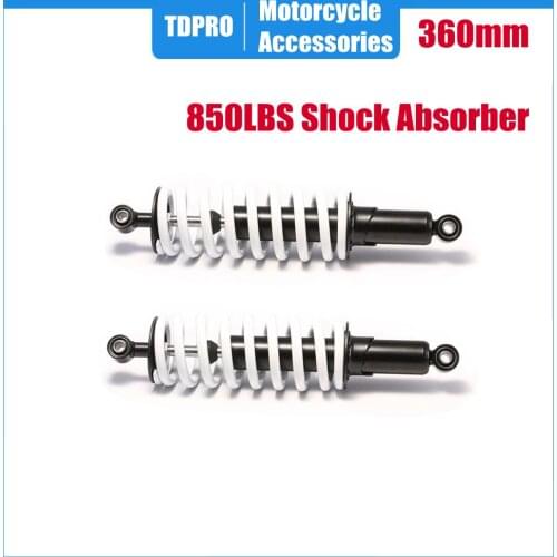 2PCS 360mm 850LBS Rear Back Shock Absorber Shocker Suspension For ATV Quad Buggy Go-Kart Coolster