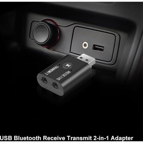 Bluetooth 5.0 Audio Transmitter Receiver Mini 3.5mm AUX USB Music Stereo Bluetooth Dongle Wireless Adapter For TV Headphone
