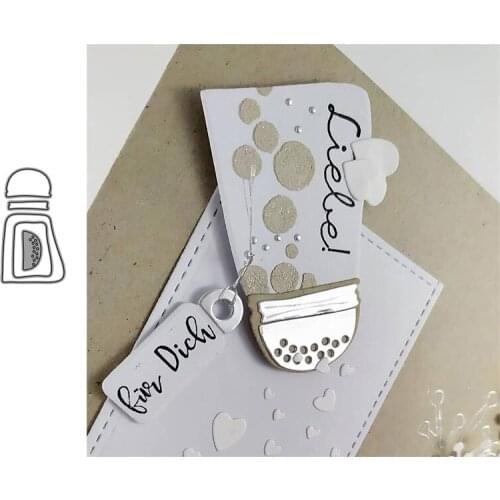 Condiment bottles Metal Cutting Dies Embossing Scrapbooking Stencil Craft Cut Dies For DIY Card Handmade