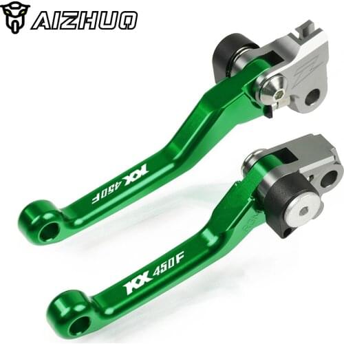 CNC Motorcycle Pivot Brake Clutch Levers Dirt Pit Bike Levers For KAWASAKI KX450F KX 450F 450 F 2006-2012 2007 2008 2009 2010 11