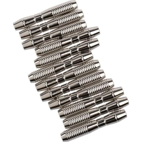 12 Pieces/Set 16 Grams Premium Dart Replacements Barrels Shafts for Soft and Steel Tip Darts Accessories Silver