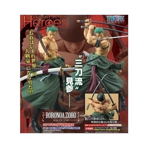 Japanese Anime One Piece Roronoa Zoro Figurine 2 Style Combat Ver Pvc Action Model Collection Cool Stunt Figure Toy Anime Figure