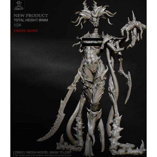 H75mm 1/24 Resin model kits figure colorless and self-assembled TD-2587