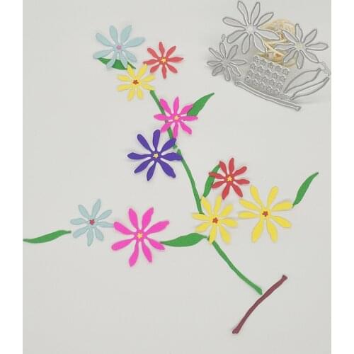 Exquisite flower metal cutting mold with small flower core Scrapbook, photo frame, photo album decoration