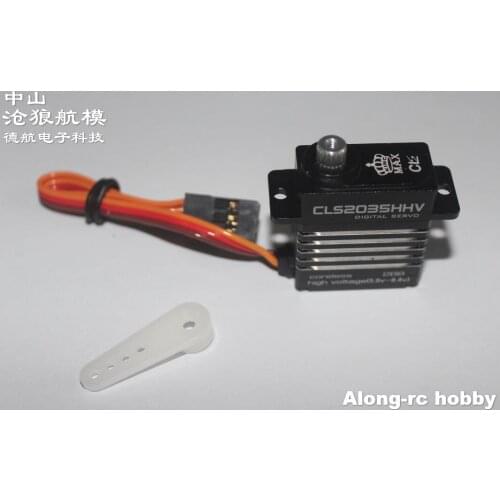 Kingmax CLS2035HHV 20g Digital Metal gear mini servo 4.6kg.cm high voltage full CNC case waterproof for RC 450 Helis Tail