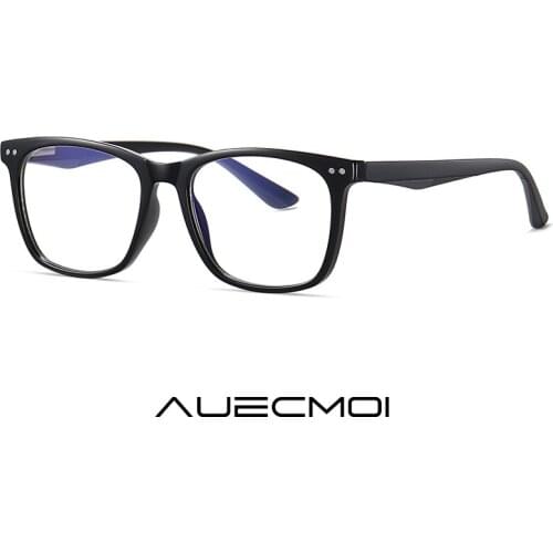 Classic Vintage Anti Blue Light Blocking Square Glasses Men Women Luxury Myopia Prescription Optical Eyeglasses Frames Eyewear