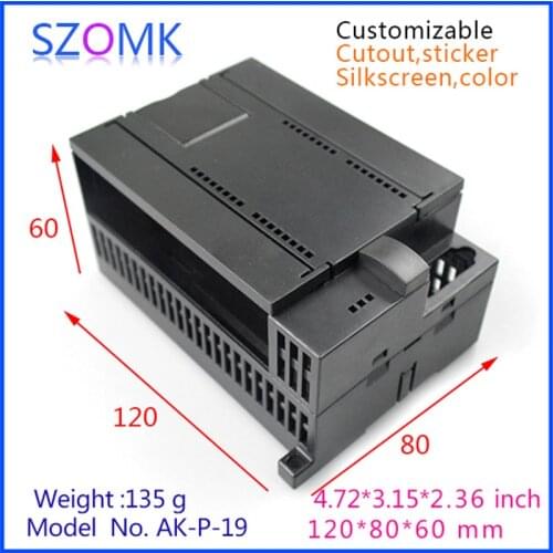 Enclosure electronics control box (4 pcs)120*80*60mm abs distribution box switch box top sales szomk plastic enclosure