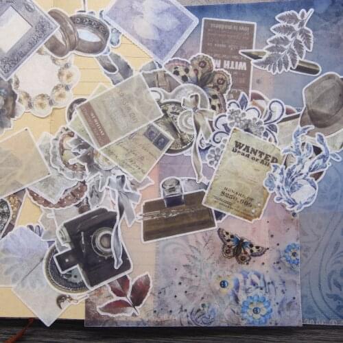 Beautiful Vintage Art Project Junk Journal Supplies Retro Things Journaling Scrapbooking Decorative Washi Sticker Craft Paper