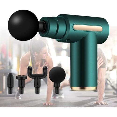 Massage Gun Deep Muscle Massager Muscle Pain Body Neck Massage Exercising Relaxation Slimming Shaping Pain Relief Fashion Gift
