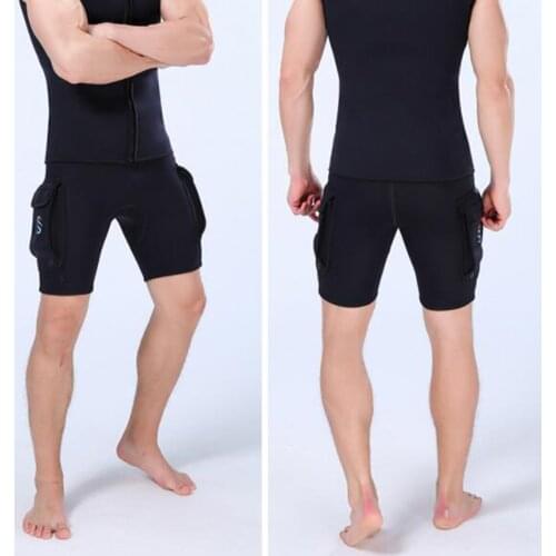 3mm Neoprene Wetsuits Shorts Thick Warm Trunks Diving Snorkeling Winter Swimming Pants for Women Men
