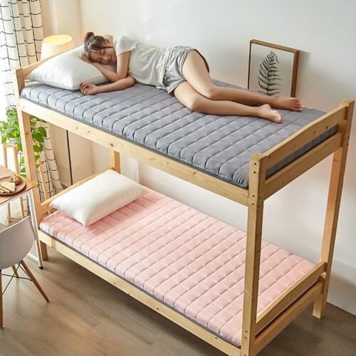 Non-slip upholstered mattress student dormitory thickened single double bedroom upper and lower bunk tatami mat cushion futon