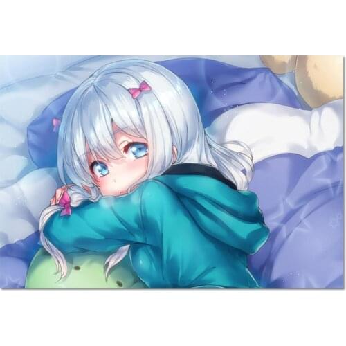 New Arrival Custom Eromanga Sensei Poster Home Decoration Fashion Silk Fabric Wall Poster 27X40cm30X45cm