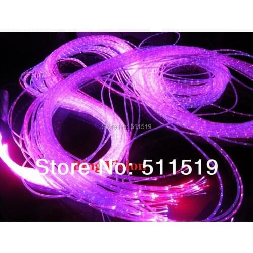 Fiber optic sensory kit with 60 twinkle cable 3.1m long+16W LED light engine RGB color without remote