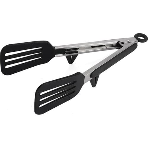 Food Grade Silicone Food Tong Kitchen Tongs Utensil Cooking Tong Clip Clamp Accessories Salad Serving BBQ Tools