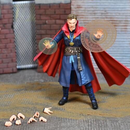 Genuine Bandai First Edition SHF Doctor Strange Avengers 6-inch Joint Movable Action Figure Model Toy