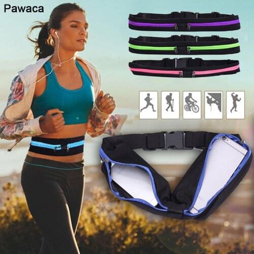 Pawaca Waist Bag Belt For Men Women Sport Fanny Pack Banana Pouch Bananka Anti-theft Money Phone On Handy Bumbag Waist Pack