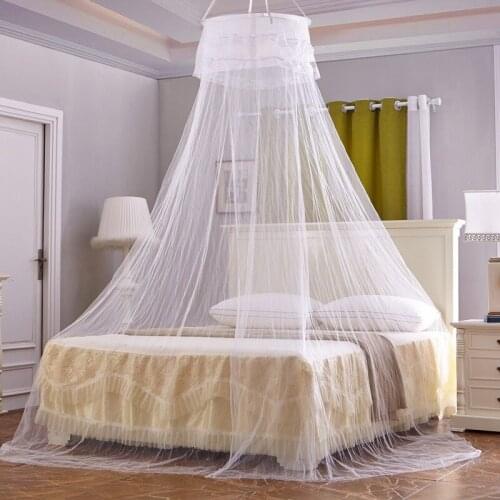 Princess Free Installation of Mosquito Nets Encryption Anti-mosquito Heightening Round Ceiling Dome Mosquito Tent Dropshipping