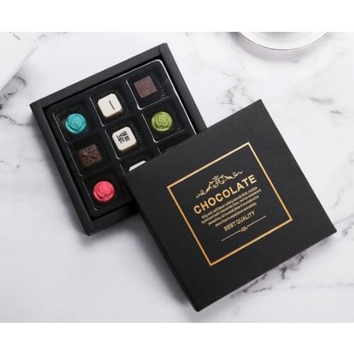 Professional custom packaging logo printed folding kraft paper pillow gift box chocolate,chocolate packaging boxes ---PX2043