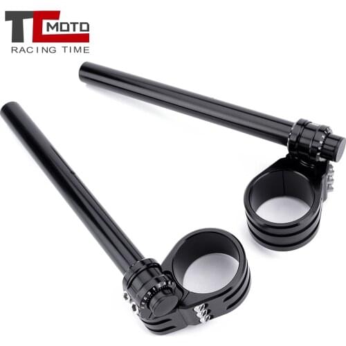 TCMOTO For BMW R NINE T Adjustable CNC Racing 55mm Clip Ons Fork Clamp Handle Bars 2014 2015 2016 2017 2018 2019 R NINET Part