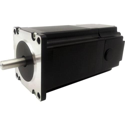 NEMA23 size 57mm Stepper motors with permanent magent brake motor torque 2.6N.m(370oz-in) shaft diameter 8.0mm 4A
