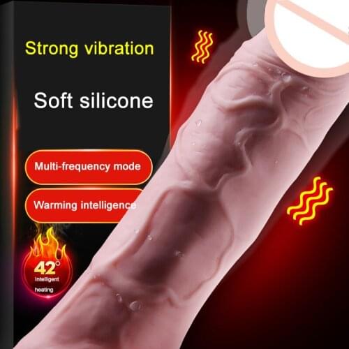 Intelligent constant temperature+rotate+swing+vibrator+remote control male realistic penis anal dildo female strapon sex machine