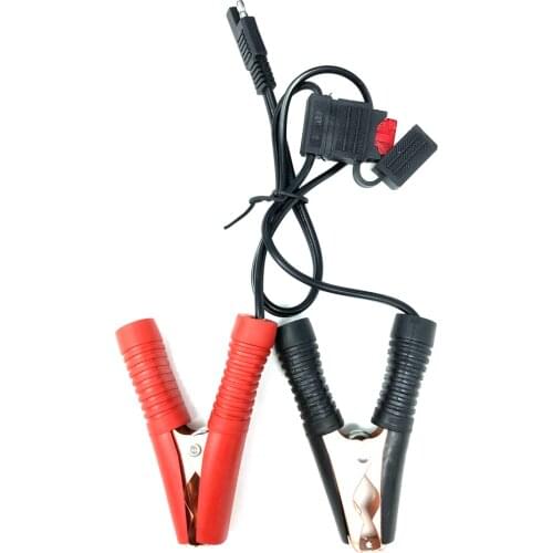 Battery Alligator Crocodile Clip to Sae Connector Extension Cable 18AWG 50CM 2 Pin Quick Disconnect to Alligator Connectors Fuse