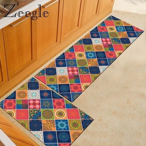 Zeegle Kitchen Carpet for Home Decor Door Mat Non-slip Floor Mat Kid Bedroom Carpets Table Bedside Mat Chair Mat Kitchen Rug