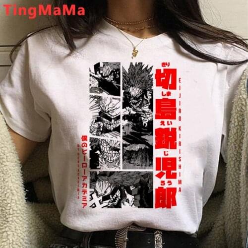 My Hero Academia Fashion Anime T Shirt Women Harajuku Himiko Toga T-shirt Boku No Hero Academia Cartoon Tshirt Top Tees Female