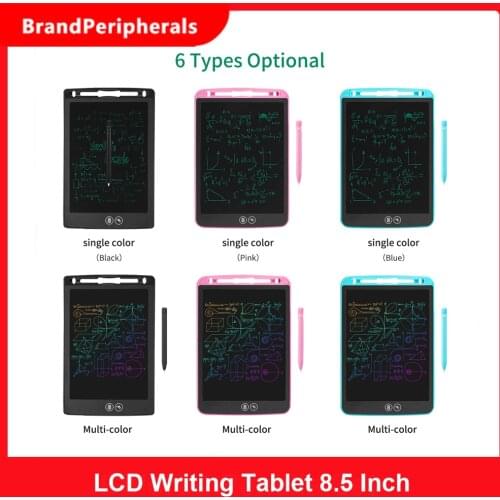 8.5 Inch LCD Writing Tablet Drawing Pad Handwriting Multiple Colorful Board with Magnetic Stylus for Kids