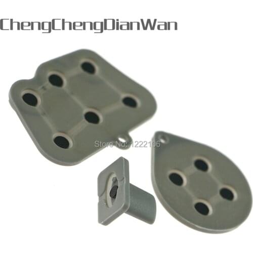 ChengChengDianWan Repair parts for Sega Saturn SS Controller Silicone Conductive Rubber Pad Button Key Pads Button