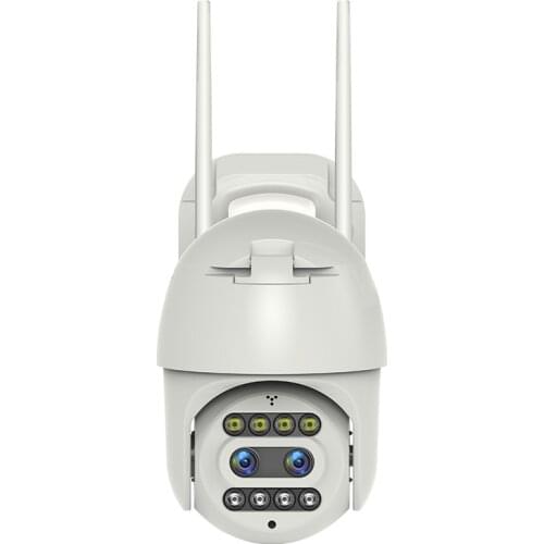 2MP 1080P Dual Lens Wireless PTZ IP Camera Outdoor Water-proof Speed Dome Camera Home Security CCTV Monitor