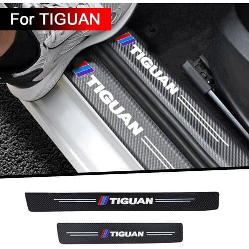 4Pcs Car sticker Interior decoration of the car door For Tiguan Mk2 Car stickers Accessories