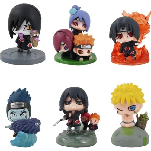 6pcs/set Figure Mini PVC Action Figure Toy
