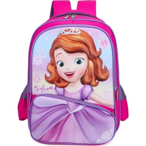 Disney cute sofia children school bags girls princess Schoolbags Primary cartoon school backpack kids school backpack