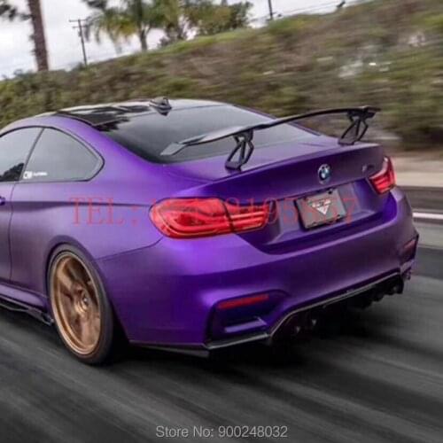 For BMW F80 M3 F82 M4 M6 Vorsteiner style Track GT Carbon Spoiler Wing Trunk Lip Boot Cover Car Styling