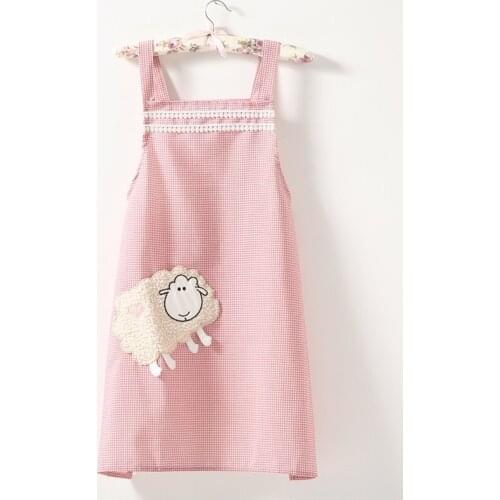 Apron home kitchen Korean fashion cute cooking overalls coffee shop home