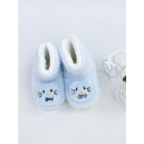 Blue Figured Girls Baby Welsoft Panduf