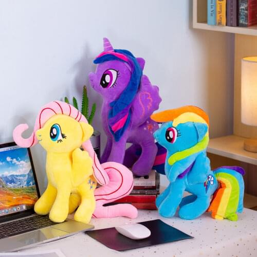 Hasbro My Little Pony 20cm Toy Stuffed Pony Toy Doll Pinkie Pie Rainbow Dash Movie&TV Unicorn Toys Friendship Magic Present