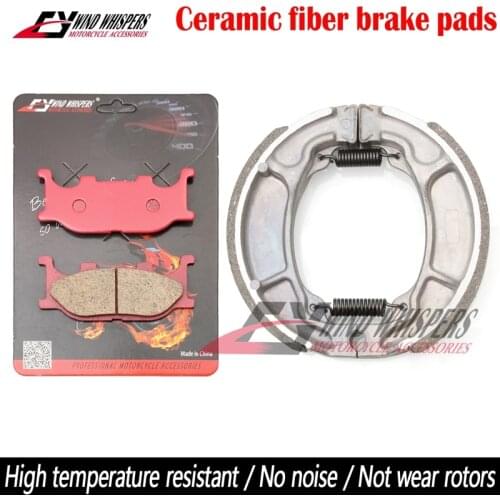 Motorcycle Ceramic Front Rear Brake Pads For Yamaha XV 125 XV125 Virago 97-00 XVS 125 Dragstar 00-03 XV 250 S 95-00 XVS 250