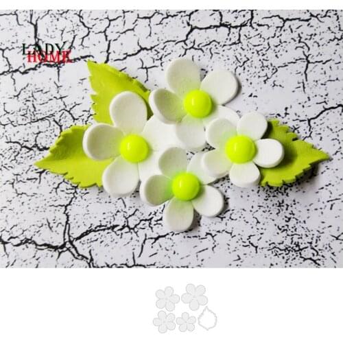 Lilac Flower Leaf Craft Metal Cutting Dies Stencil Scrapbooking Template Photo Album Cards Paper Embossing DIY Dies Cut Die 2020