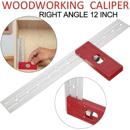 Scalable Ruler Carpenter Angle Measure Gauge Tool Stainless Scribing Marking Tools For Carpenter Woodworking Rulers