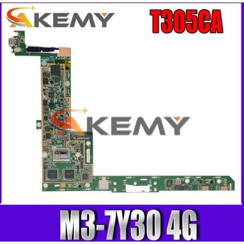 Akemy For ASUS T305CA Laotop Mainboard T305C T305CA Motherboard with 8G RAM M3-7Y30 CPU