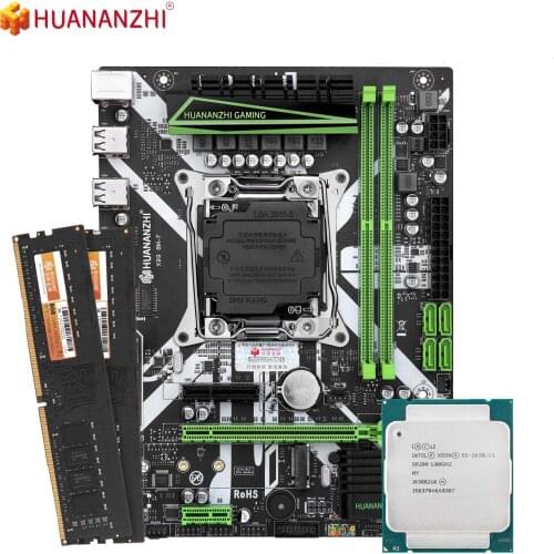 HUANANZHI X99 8M F Motherboard with Intel XEON E5 2620 V3 with 2*8G DDR4 NON-ECC Memory Combo Kit Set