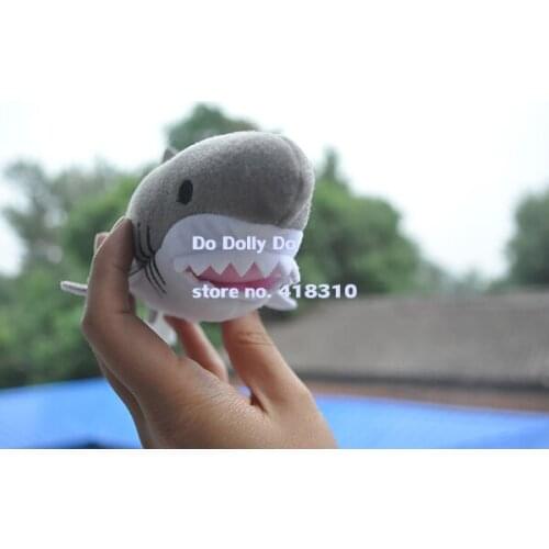 Original White Shark Fish Simulation Animal Stuff Sea Animal Plush Toy Doll Children Birthday Gift