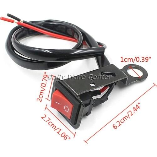 Motorcycle Switch Electric Bike Handlebar Switch Accident Hazard Light Switch ON/OFF Button Power Control ATV Moto Handle Switch