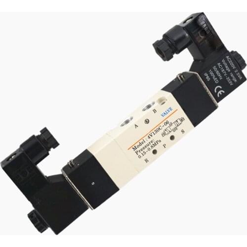 Pneumatic Solenoid Valve 4V130C-06 4V130E-06 3 position 5 Way AC220V AC110V DC24V DC12V